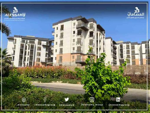 للبيع بأرقى مراحل مدينتى شقه مساحة 126 م ال B8 قسط 6سنوات